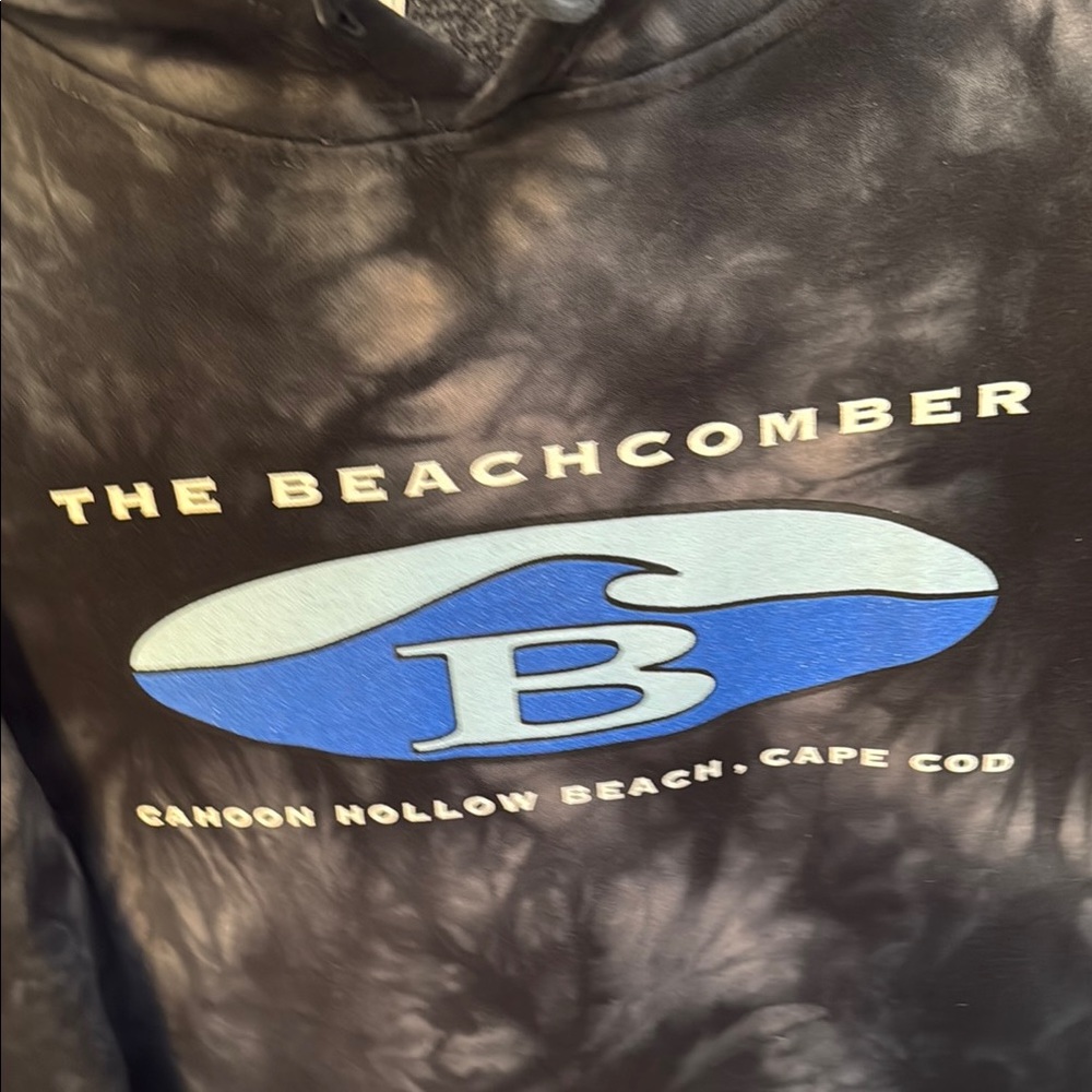 Black Tie-Dye Beachcomber Hoodie - Picture 4 of 14